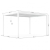 Pergola LUXE 3x4m biała z LED - 2