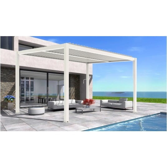 Pergola LUXE 3x4m biała z LED - 3