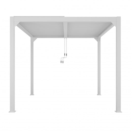 Pergola LUXE 4x4m biała z LED - 1