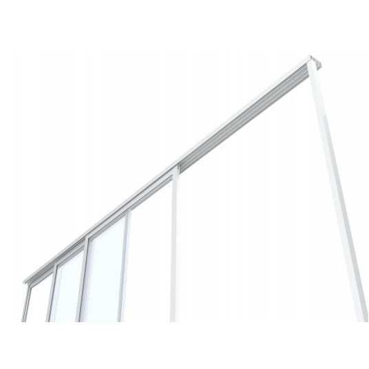 Drzwi przesuwne S8 LUXE 370x218cm do 4m białe - 4