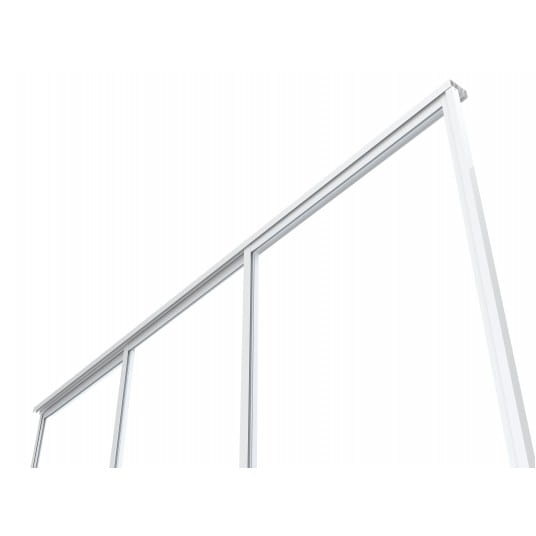 Drzwi przesuwne S8 LUXE 370x218cm do 4m białe - 5
