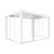 Drzwi przesuwne S8 LUXE 370x218cm do 4m białe - 10