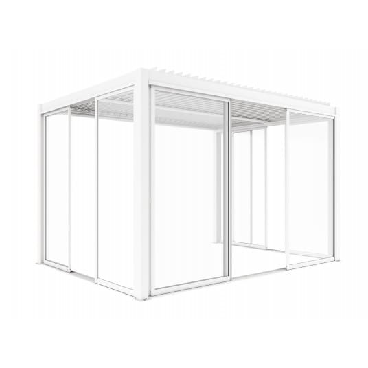 Drzwi przesuwne S8 LUXE 370x218cm do 4m białe - 10