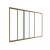 Drzwi przesuwne S8 LUXE 270x218cm do 3m drewno v2 - 1