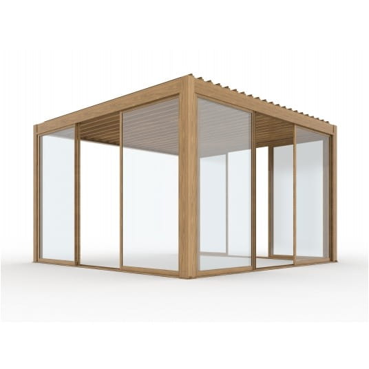 Drzwi przesuwne S8 LUXE 370x218cm do 4m drewno v2 - 6