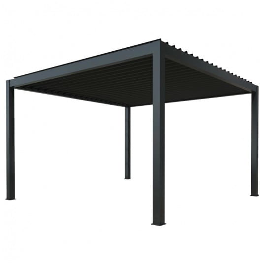 Pergola elektryczna LUXE 4x4m antracyt z LED 2,5M - 1