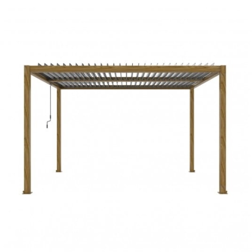 Pergola LUXE 3x4x2.5m drewno v2 z LED - 1
