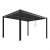 Pergola LUXE 3x4m antracyt z LED - 1