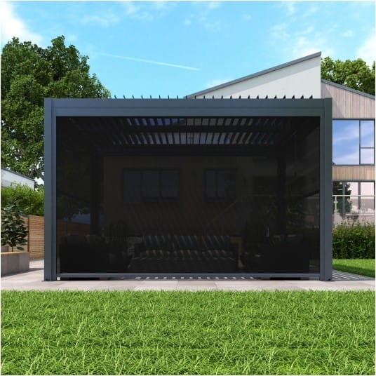 Pergola LUXE 3x4m antracyt z LED - 7
