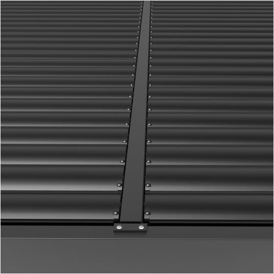 Pergola LUXE 3x4m antracyt z LED - 10
